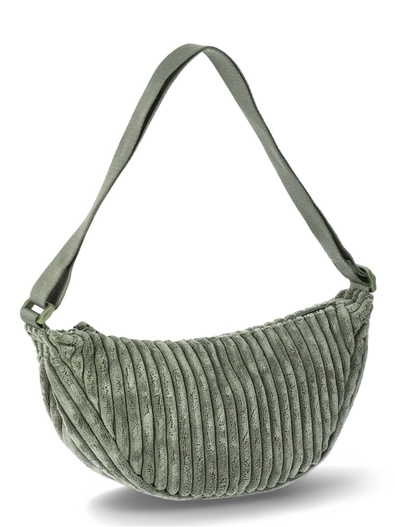 ★EMS★ CORDUROY DAILY LONG HOBO BAGNAVY No Boundaries Corduroy Hobo Bag, Women's - Walmart.com