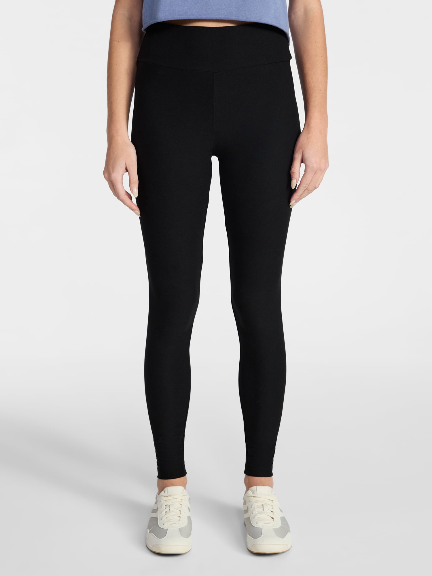 No Boundaries Super Soft Core Ankle Leggings, 27.5'' Inseam, Women's and Women's Plus XXS-4X