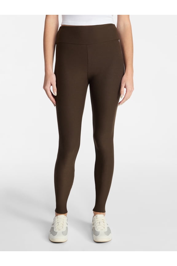 Faux Suede Core Ankle Leggings, 27.5'' Inseam, Women's XXS-XXL