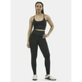 thumbnail image 1 of No Boundaries Active Corset Seamless Sports Bra and Leggings Set, 2-Piece, Women's, 1 of 3