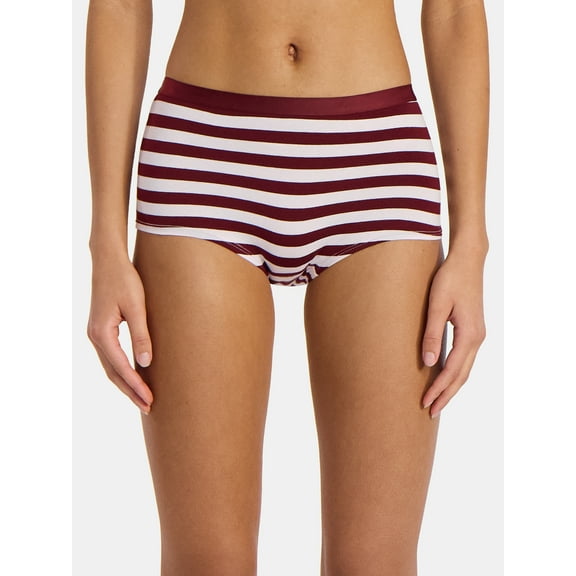 No Boundaries Cotton-Blend Boyshort Panties, Women’s