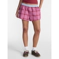 thumbnail image 1 of No Boundaries Cotton Boxer Shorts, 3" Inseam, Women's and Women's Plus XXS-4X, 1 of 5