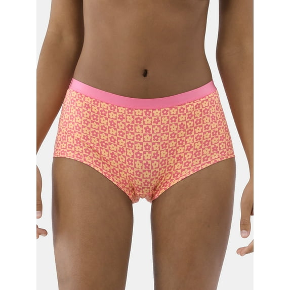 No Boundaries Cotton Boyshort Panty, Sizes XS-XXXL