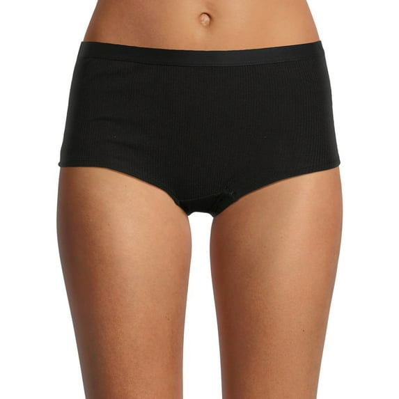 No Boundaries Cotton Boyshort Panty, Sizes XS-XXXL