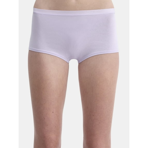 No Boundaries Cotton Boyshort Panty, Women’s and Women’s Plus, Sizes S-XXXL