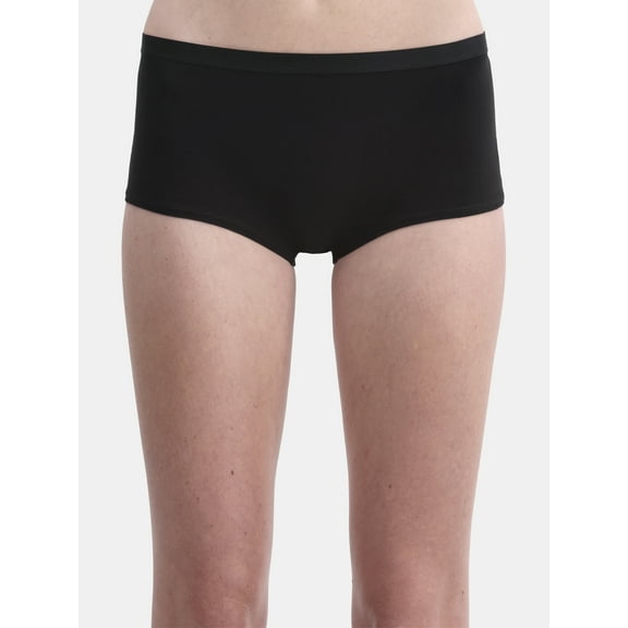 No Boundaries Cotton Boyshort Panty, Women’s and Women’s Plus, Sizes S-XXXL