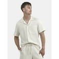 thumbnail image 1 of No Boundaries Men's & Big Men's Cotton Gauze Button Front Shirt, Sizes XS-5XL, 1 of 5