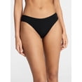 thumbnail image 1 of No Boundaries Cotton Hi Cut Thong Women's and Women's Plus, Sizes XS-XXXL, 1 of 4