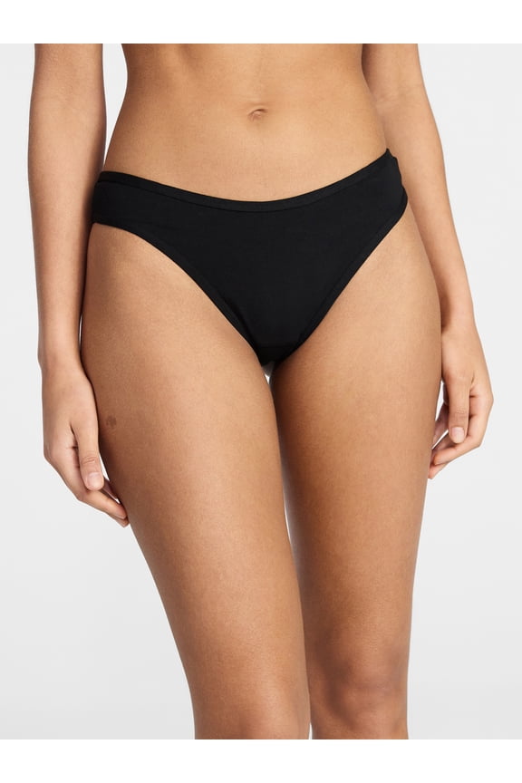 Cotton Hi Cut Thong Women's and Women's Plus, Sizes XS-XXXL