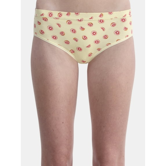 No Boundaries Cotton Hipster Panty, Women’s and Women’s Plus, Sizes XS-XXXL