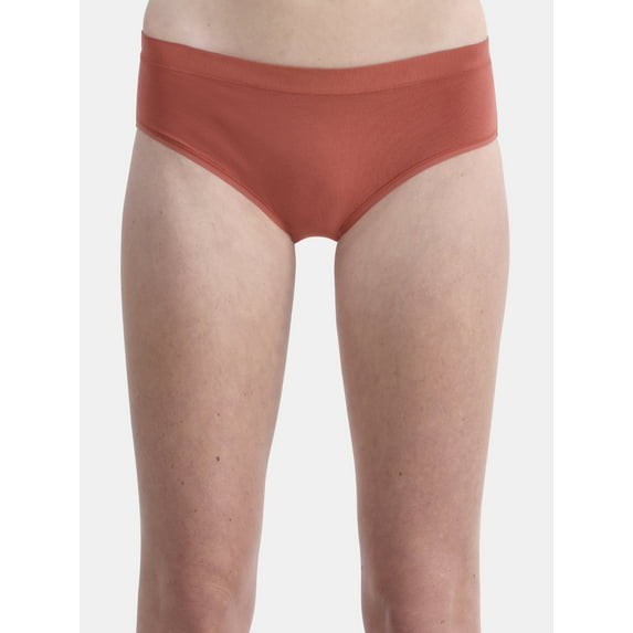 No Boundaries Cotton Hipster Panty, Women’s and Women’s Plus, Sizes XS-XXXL