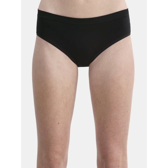 No Boundaries Cotton Hipster Panty, Women’s and Women’s Plus, Sizes XS-XXXL