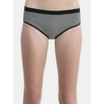thumbnail image 1 of No Boundaries Cotton Hipster Panty, Women’s and Women’s Plus, Sizes XS-XXXL, 1 of 3