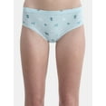 thumbnail image 1 of No Boundaries Cotton Hipster Panty, Women’s and Women’s Plus, Sizes XS-XXXL, 1 of 3