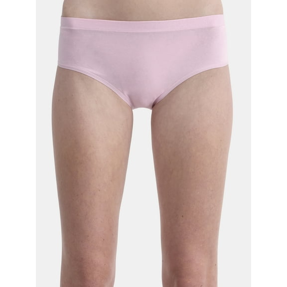 No Boundaries Cotton Hipster Panty, Women’s and Women’s Plus, Sizes XS-XXXL