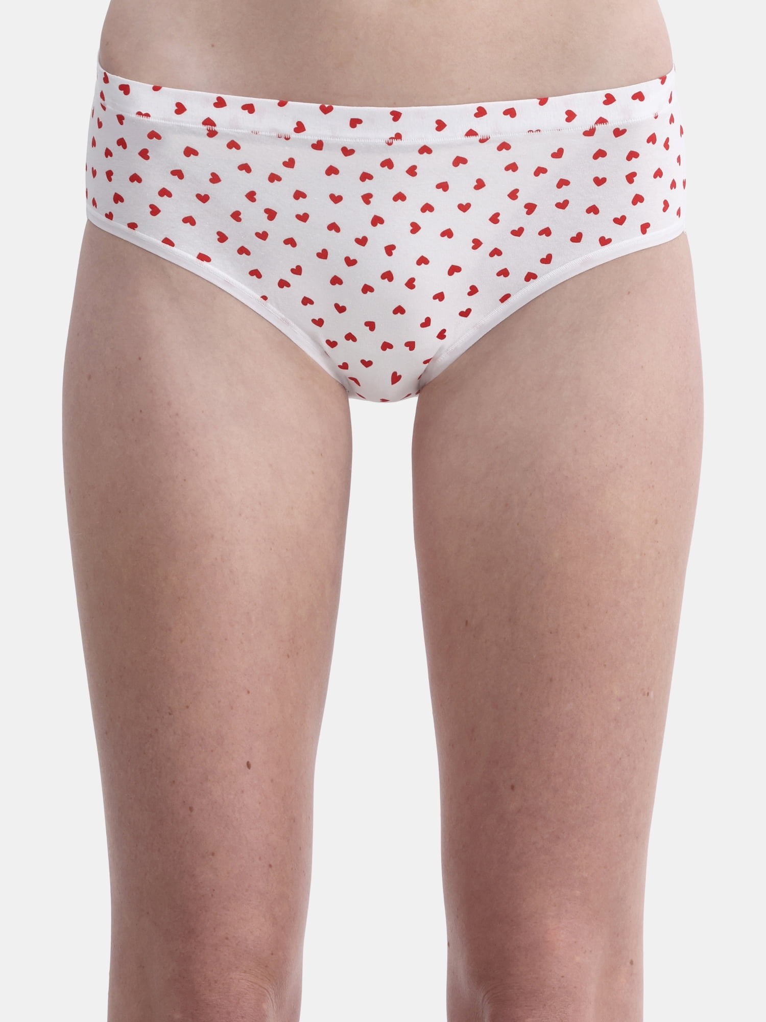 No Boundaries Cotton Hipster Panty, Women’s and Women’s Plus, Sizes XS-XXXL