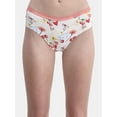 thumbnail image 1 of No Boundaries Cotton Hipster Panty with Lace, Women’s and Women’s Plus, Sizes S-XXXL, 1 of 3