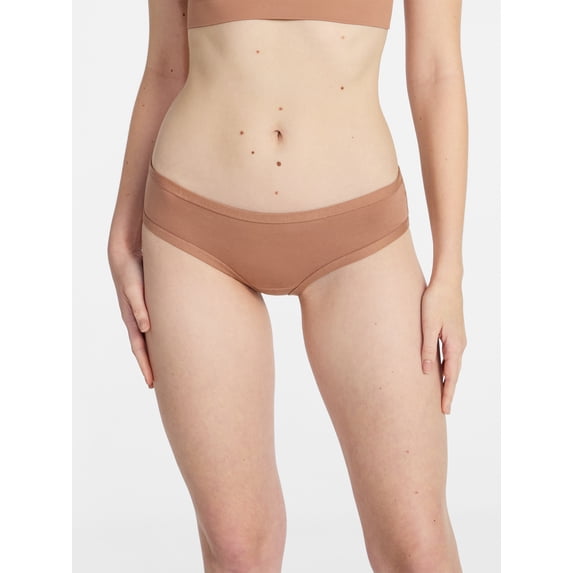 No Boundaries Cotton Hipster Women's and Women's Plus, Sizes XS-XXXL