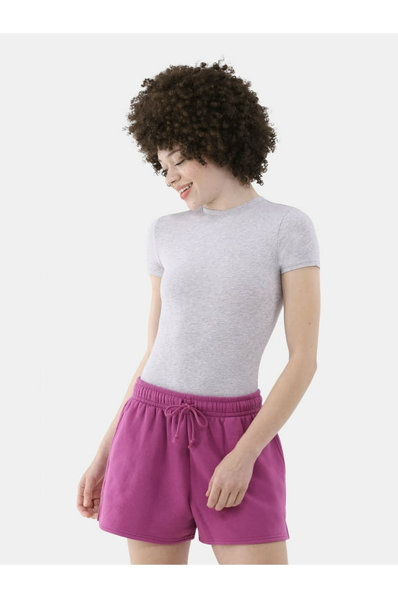 Cotton Stretch Jersey T-Shirt Bodysuit, Women’s XS-3XL