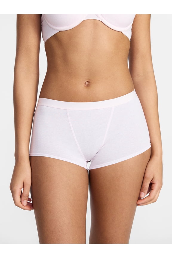 Cotton Boyshort Women's and Women's Plus, Sizes XS-XXXL