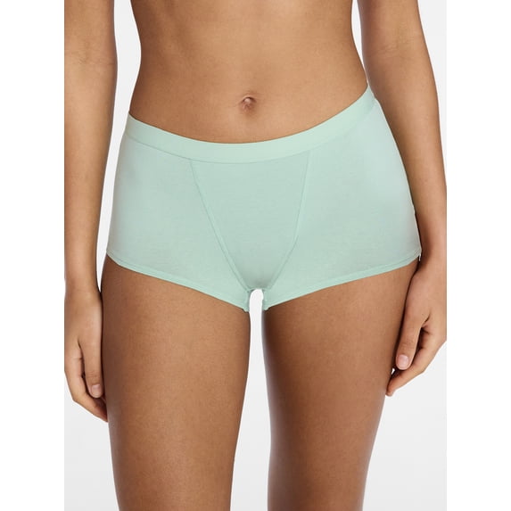 No Boundaries Cotton Boyshort Women's and Women's Plus, Sizes XS-XXXL