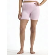 No Boundaries Cotton Stretch Ribbed Boxer Short Panties, Women's XS-XXXL