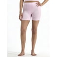 thumbnail image 1 of No Boundaries Cotton Stretch Ribbed Boxer Short Panties, Women's XS-XXXL, 1 of 5