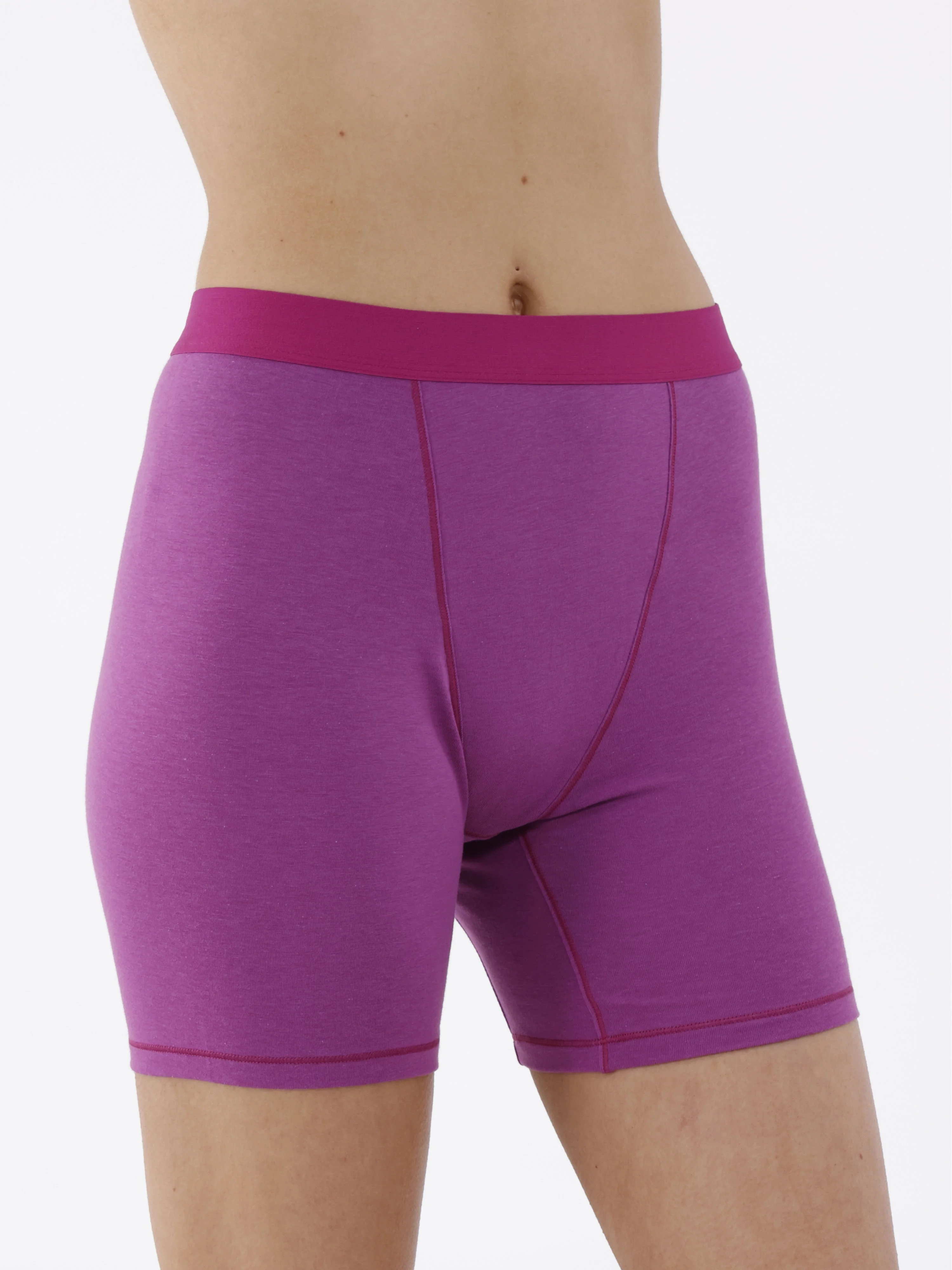 No Boundaries Cotton Ribbed Boxer Short Panties - Walmart.com