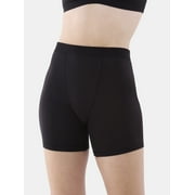 No Boundaries Cotton Stretch Ribbed Boxer Shorts, Womens XS-3XL