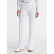 No Boundaries Flare Pants with Foldover Waistband, 32'' Inseam, Women's and Women's Plus XS-XXL
