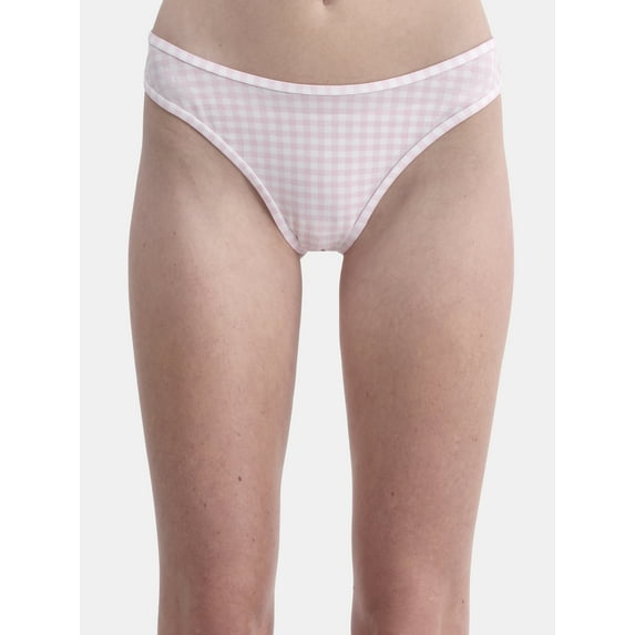 No Boundaries Cotton Thong Panty, Women’s and Women’s Plus, Sizes S-XXXL