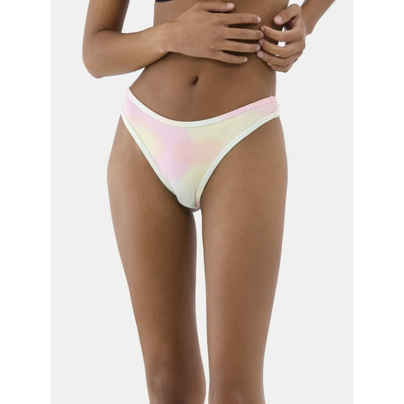 No Boundaries Cotton Thong Panty, Women's and Women's Plus