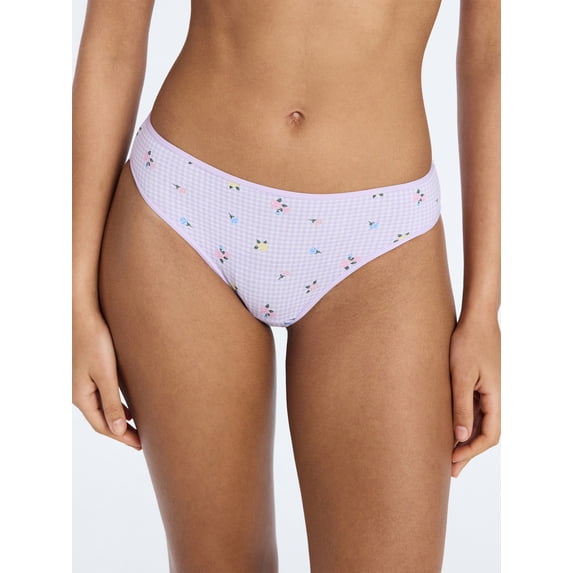 No Boundaries Women's Bikini Panty Cotton, 1-pack, Sizes XS-XXXL