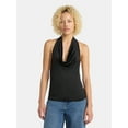 thumbnail image 1 of No Boundaries Cowl Neck Halter Top, Women's, 1 of 2