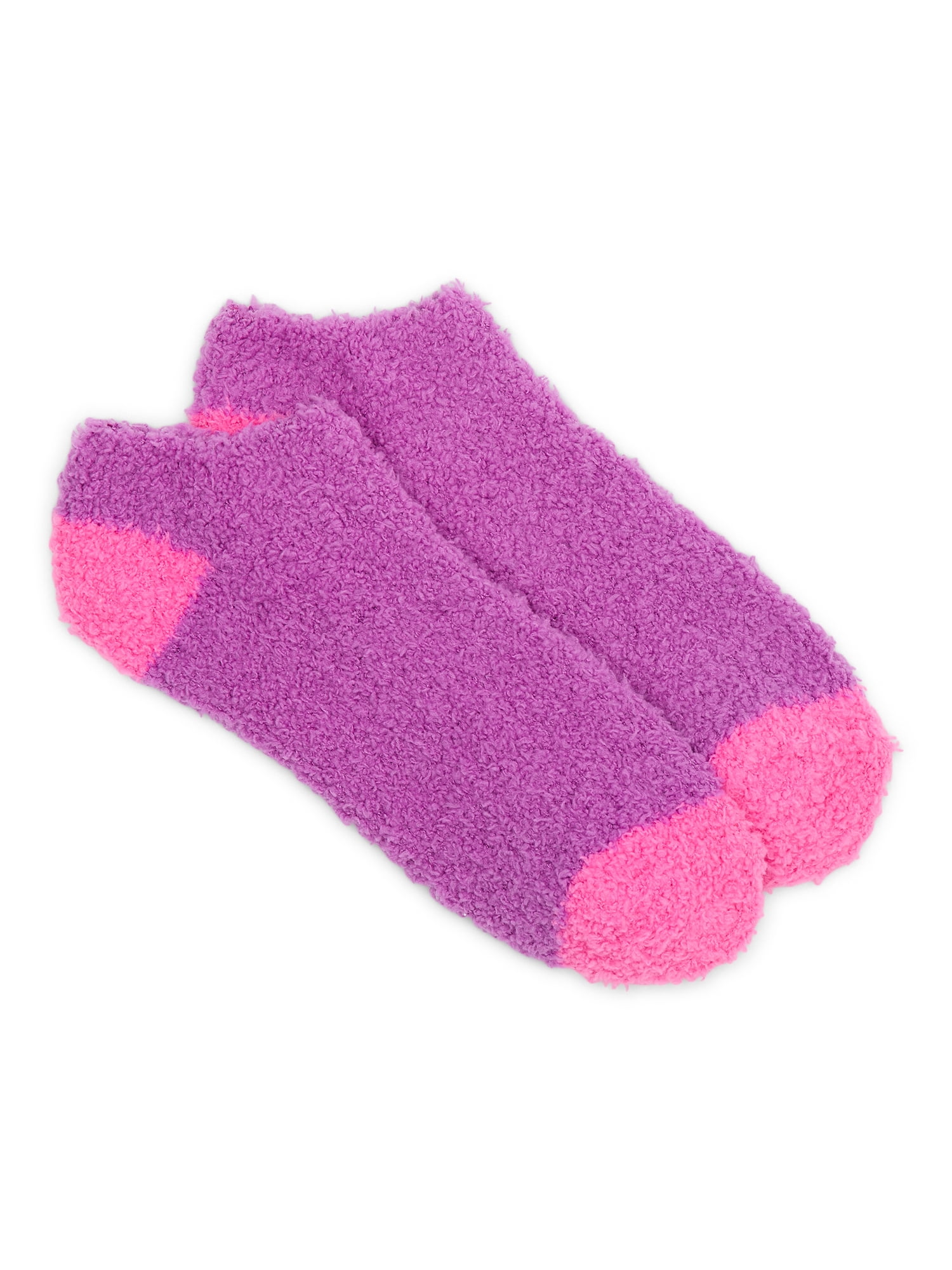 No Boundaries Low Cut Cozy Socks, 1-Pack, Women's, Size 4-10