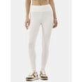 thumbnail image 1 of No Boundaries Ribbed Ankle Leggings, 27.5'' Inseam, Women's, 1 of 5