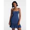 thumbnail image 1 of No Boundaries Drop Ruffle Mini Dress, Women’s XXS-XXL, 1 of 5
