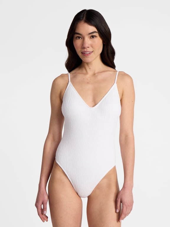 Crinkle One-Piece Swimsuit, Women’s