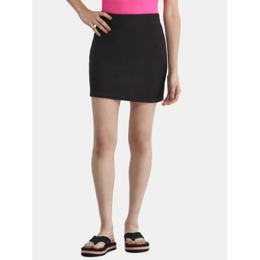 No Boundaries Crinkle Swim Coverup Skirt, Women's
