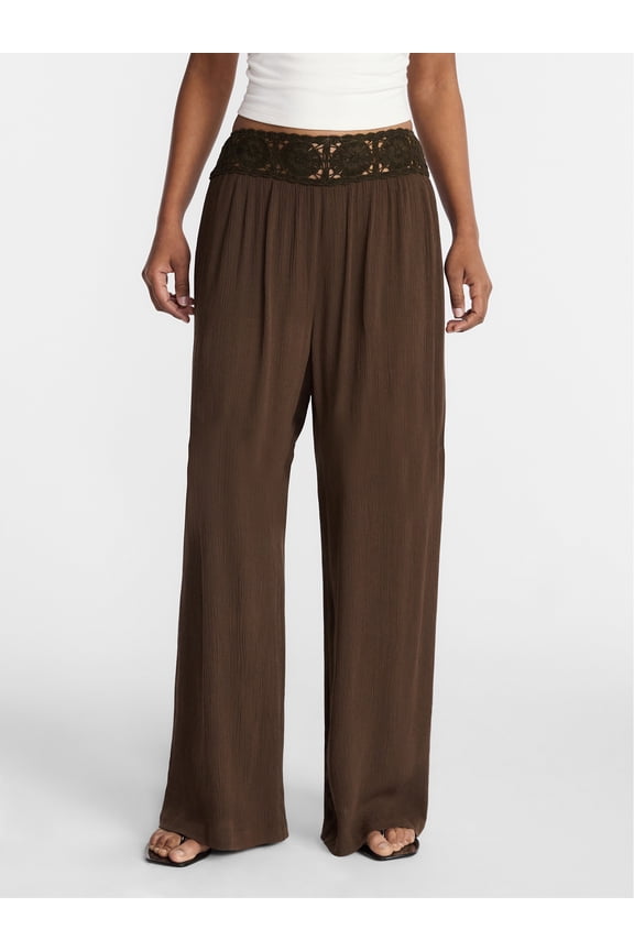 Crochet Waist Beach Pants, Women's XXS-XXL