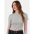 thumbnail image 1 of No Boundaries Crop Crew Tee, Women's, 1 of 5