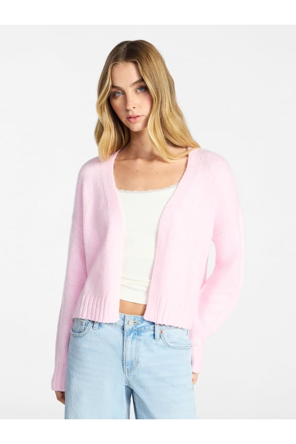 Cropped Cardigan, Women's & Women's Plus XXS-4X