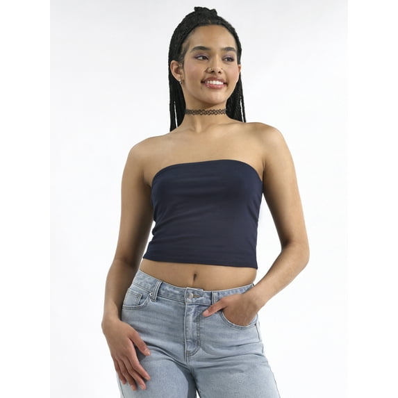No Boundaries Cropped Tube Top, Women's