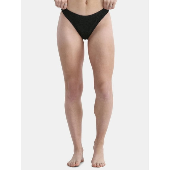 No Boundaries Crystal Mesh Bikini Bottoms, Women's
