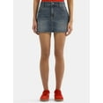 thumbnail image 1 of No Boundaries Denim Mini Skirt, Women's, 1 of 5