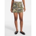 thumbnail image 1 of No Boundaries Denim Mini Skirt, Women's Sizes XXS-XXL, 1 of 5