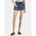 thumbnail image 1 of No Boundaries Denim Mom Shorts, 2.25'' Inseam, Women's, 1 of 5