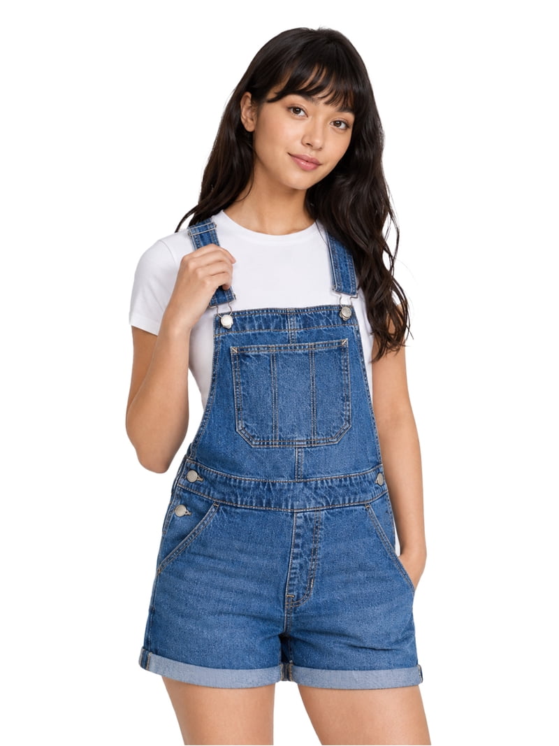 No Boundaries Denim Shortalls, 3