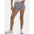 thumbnail image 1 of No Boundaries Denim Shorts, 3'' Inseam, Women's and Women's Plus, 1 of 5