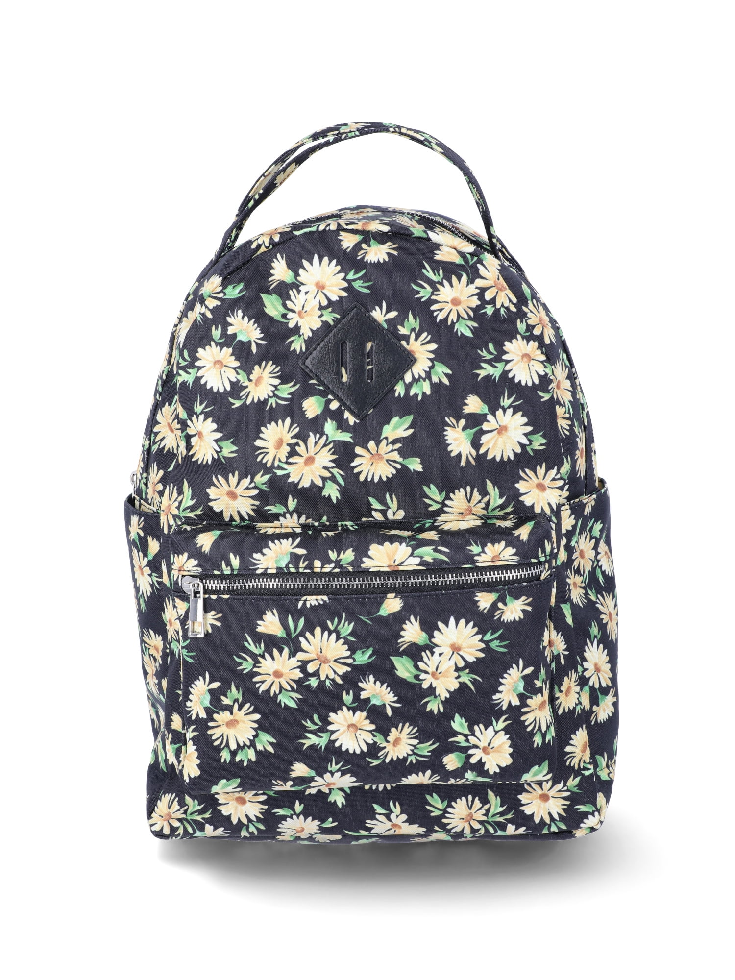 【DISCERNMENT】Noma pleats backpack No Boundaries Dome Backpack, Black Daisy, Women's - Walmart.com